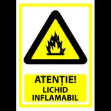 Semn pentru lichid inflamabil