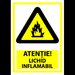 Semn pentru lichid inflamabil